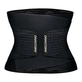 Burvogue Neoprene Sweat Waist Trainer Fitness Belt Thermo Body Shaper Trimmer Corset Waist Cincher Wrap Workout Slim Shapewear
